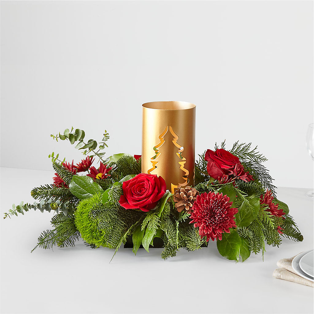 Toast the Season Centerpiece – Charming Petals, Dracut MA