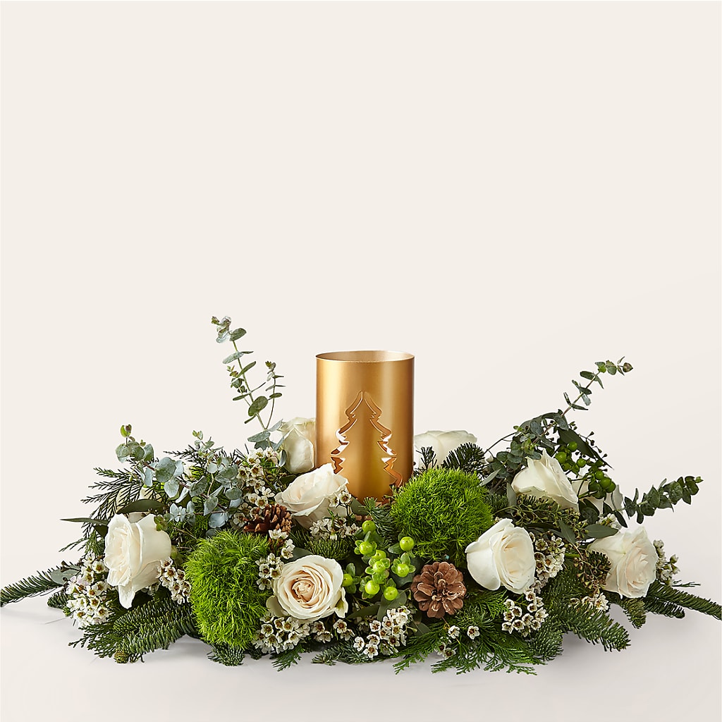 Chestnuts Roasting Centerpiece – Charming Petals, Dracut MA