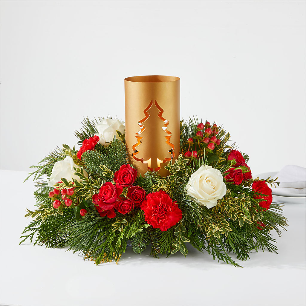 December Dreams Centerpiece – Charming Petals, Dracut MA