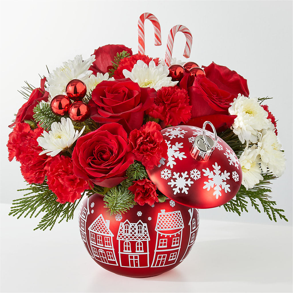 Cheer in the Air Ornament – Charming Petals, Dracut MA