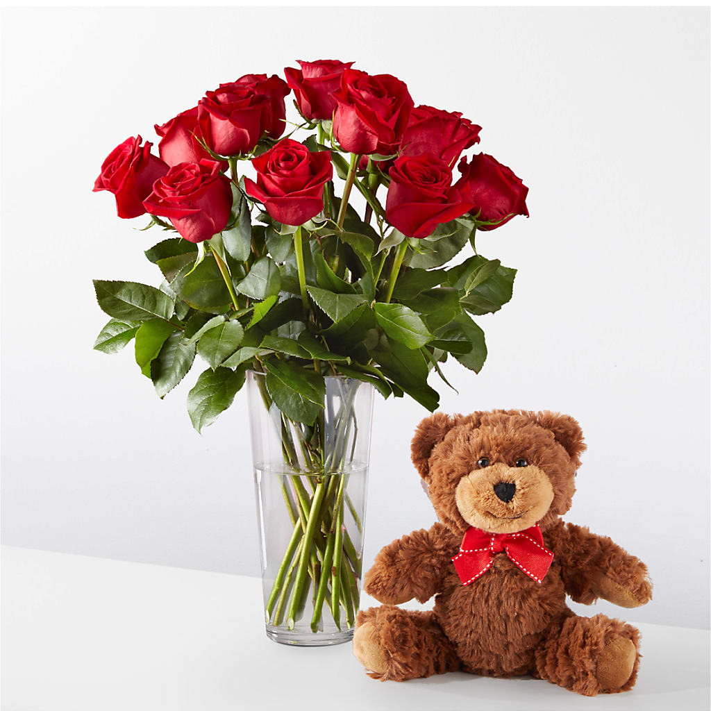 Romantic Long Stem Red Rose Bouquet Bundles – Charming Petals, Dracut MA