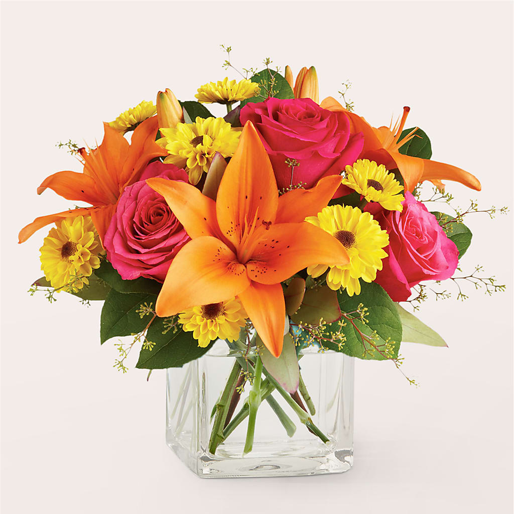 Neon Lights Bouquet – Charming Petals, Dracut MA