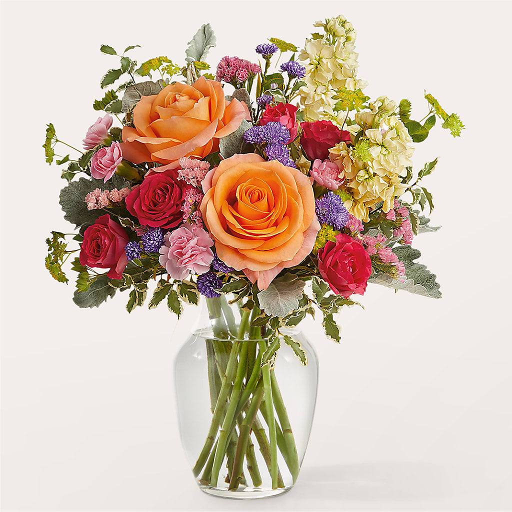 Tangerine Tango Bouquet – Charming Petals, Dracut MA