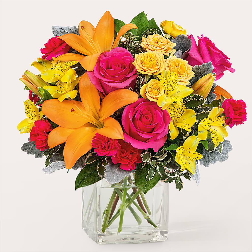 To the Tropics Bouquet – Charming Petals, Dracut MA