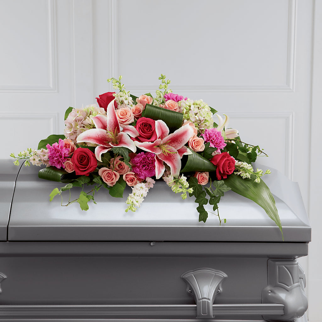 Splendid Grace Casket Spray – Charming Petals, Dracut MA