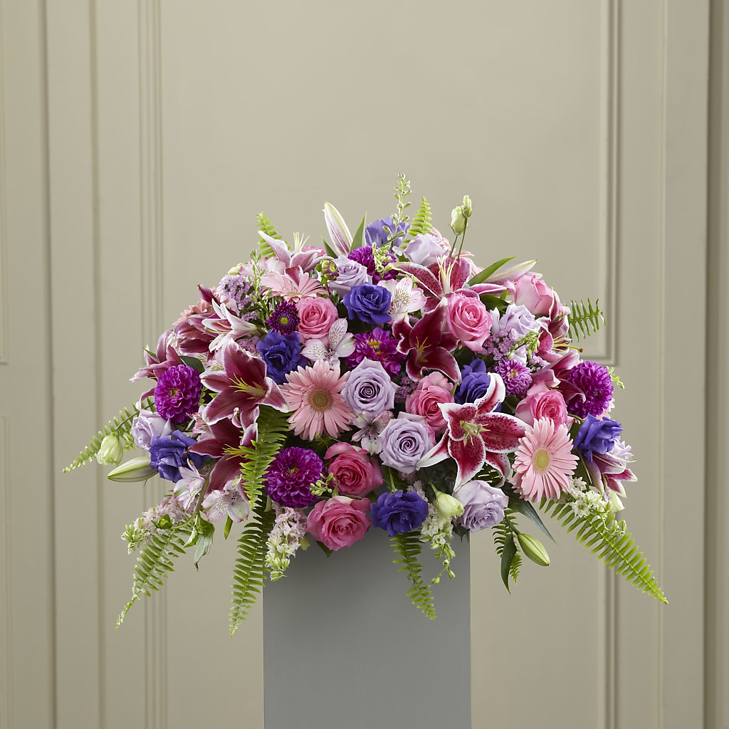 Fare Thee Well Pedestal – Charming Petals, Dracut MA