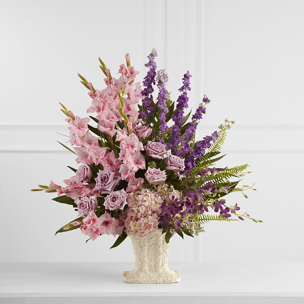 Flowing Garden Arrangement – Charming Petals, Dracut MA