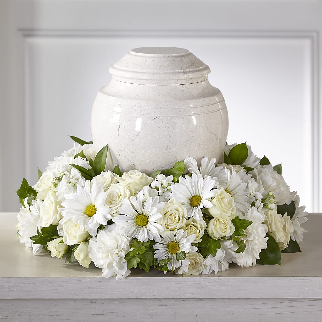 Ivory Gardens Cremation Adornment – Charming Petals, Dracut MA
