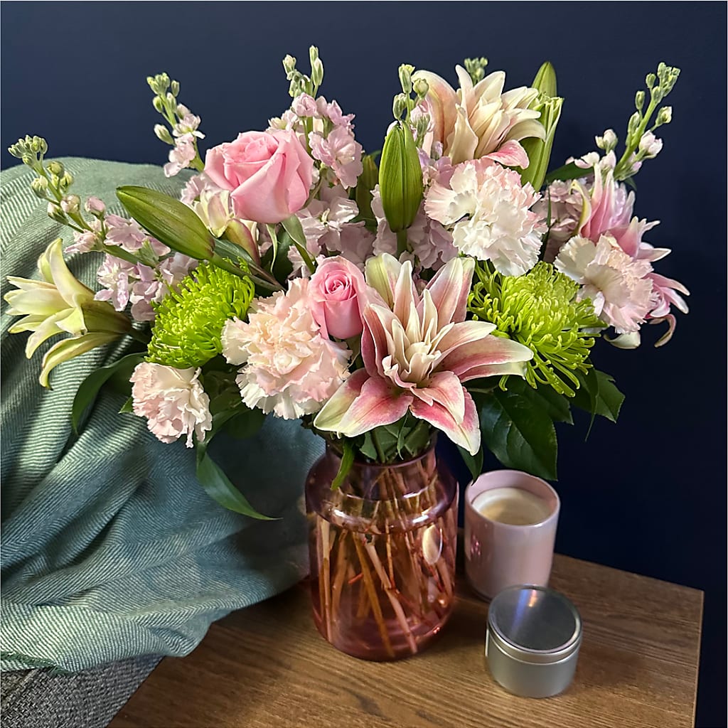 Pretty in Pink Bouquet – Charming Petals, Dracut MA