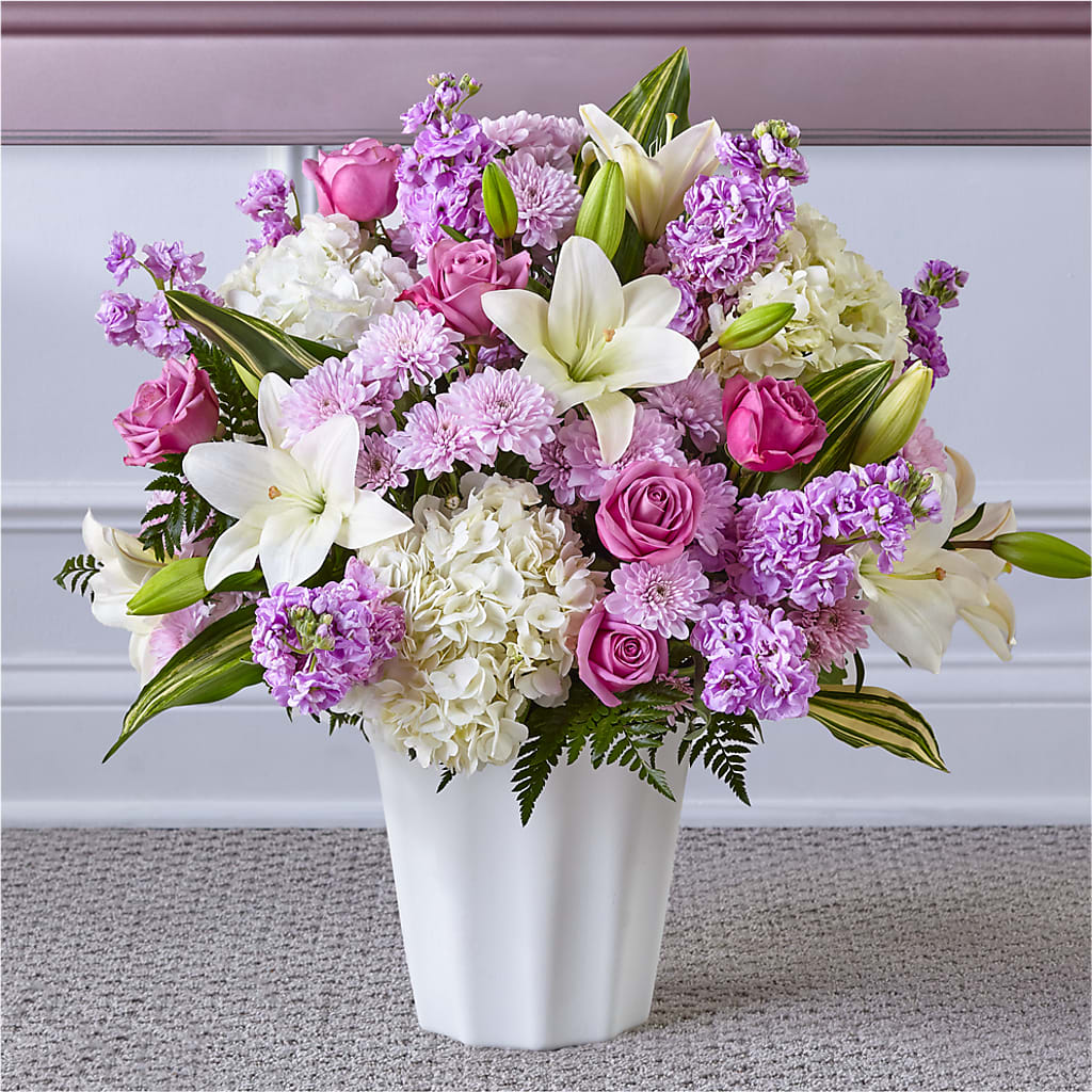 Heaven Sent Floor Basket – Charming Petals, Dracut MA
