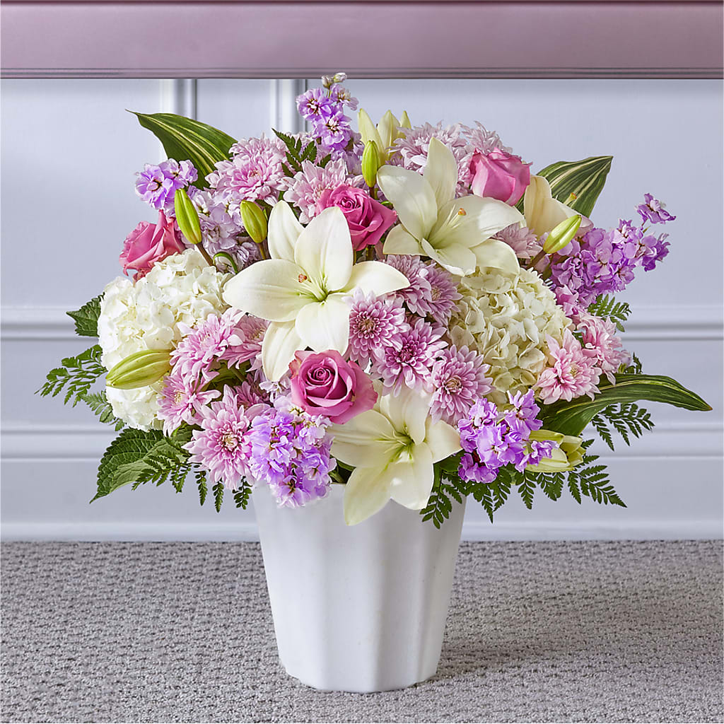 Heaven Sent Floor Basket – Charming Petals, Dracut MA