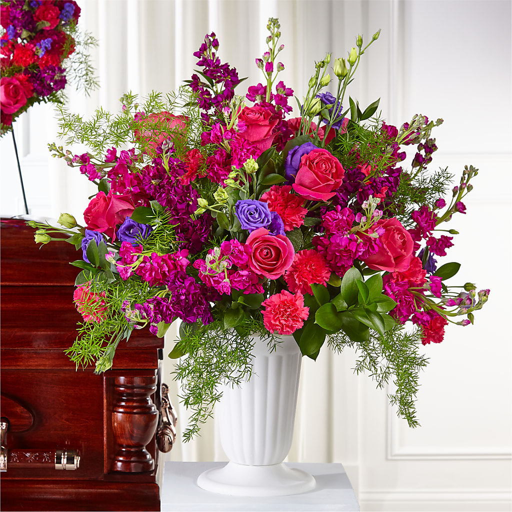 Eternal Day Arrangement – Charming Petals, Dracut MA