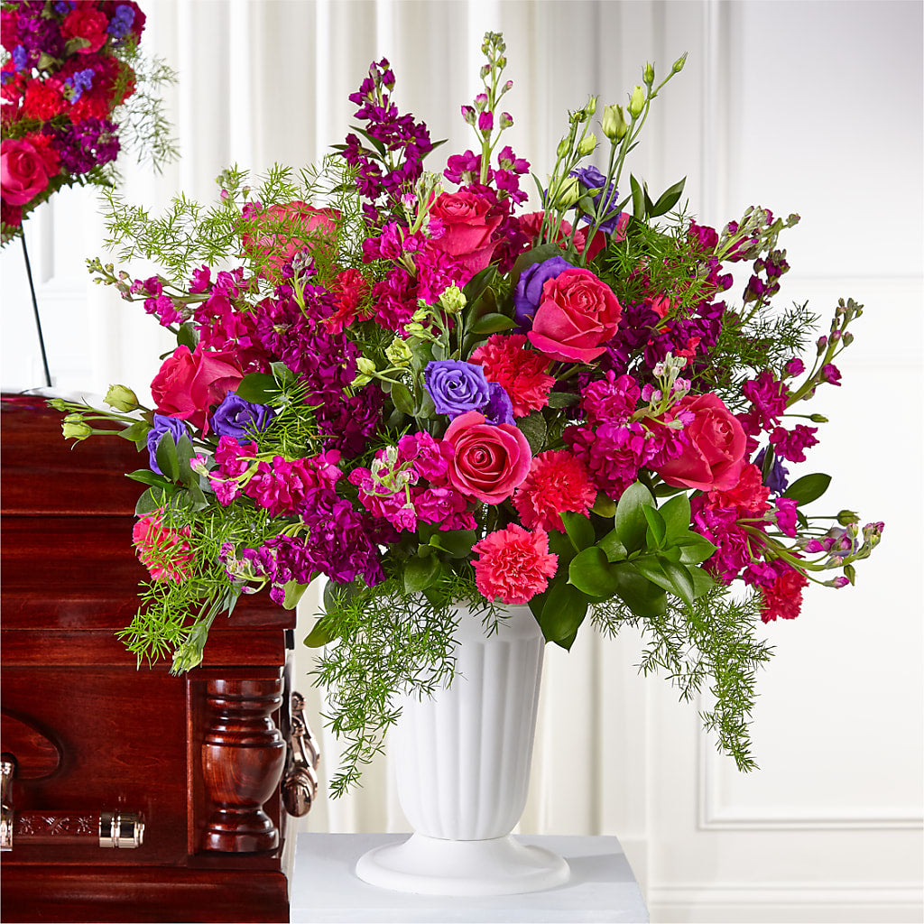 Eternal Day Arrangement – Charming Petals, Dracut MA