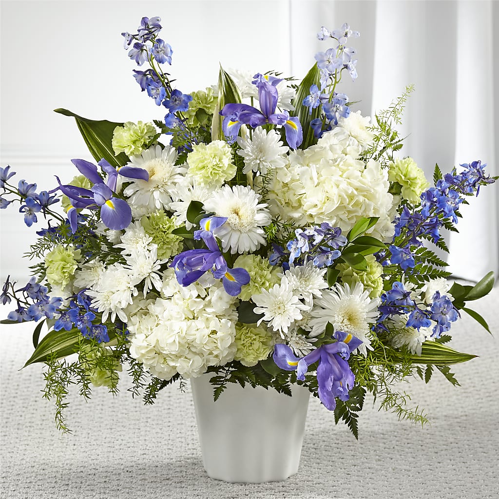 Soft Serenity Floor Basket – Charming Petals, Dracut MA