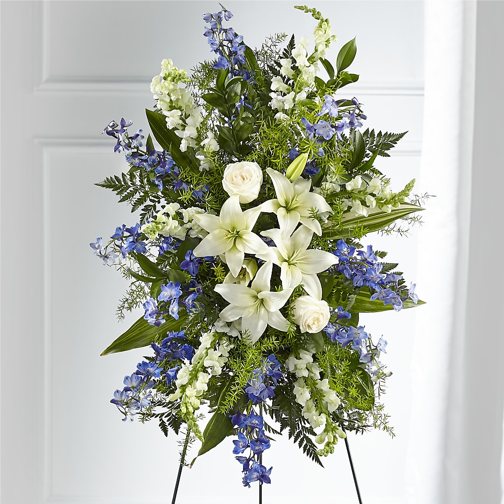 Faithful Friend Standing Spray – Charming Petals, Dracut MA