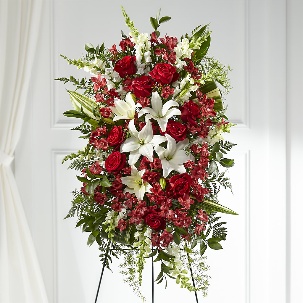Everlasting Memory Standing Spray – Charming Petals, Dracut MA