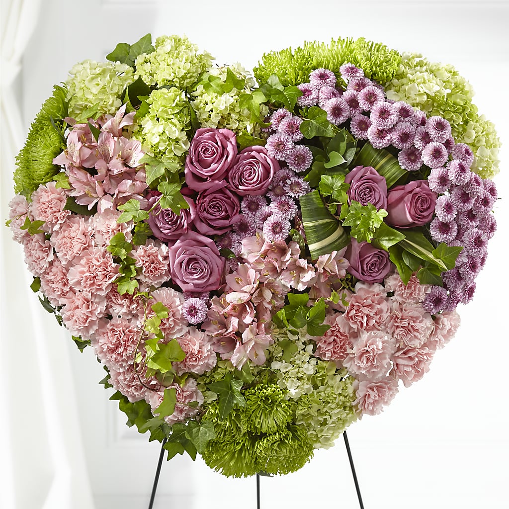 Heartwarming Standing Heart – Charming Petals, Dracut MA