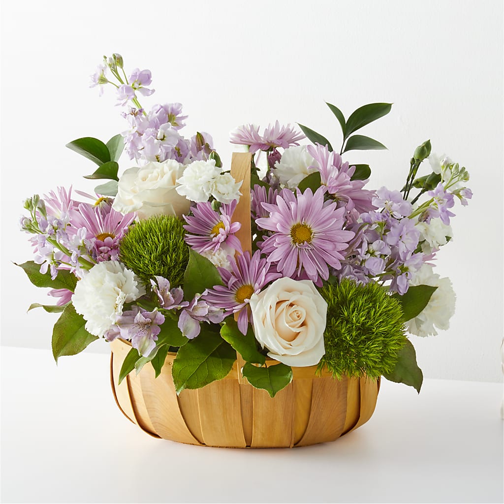 Peace & Love Basket – Charming Petals, Dracut MA