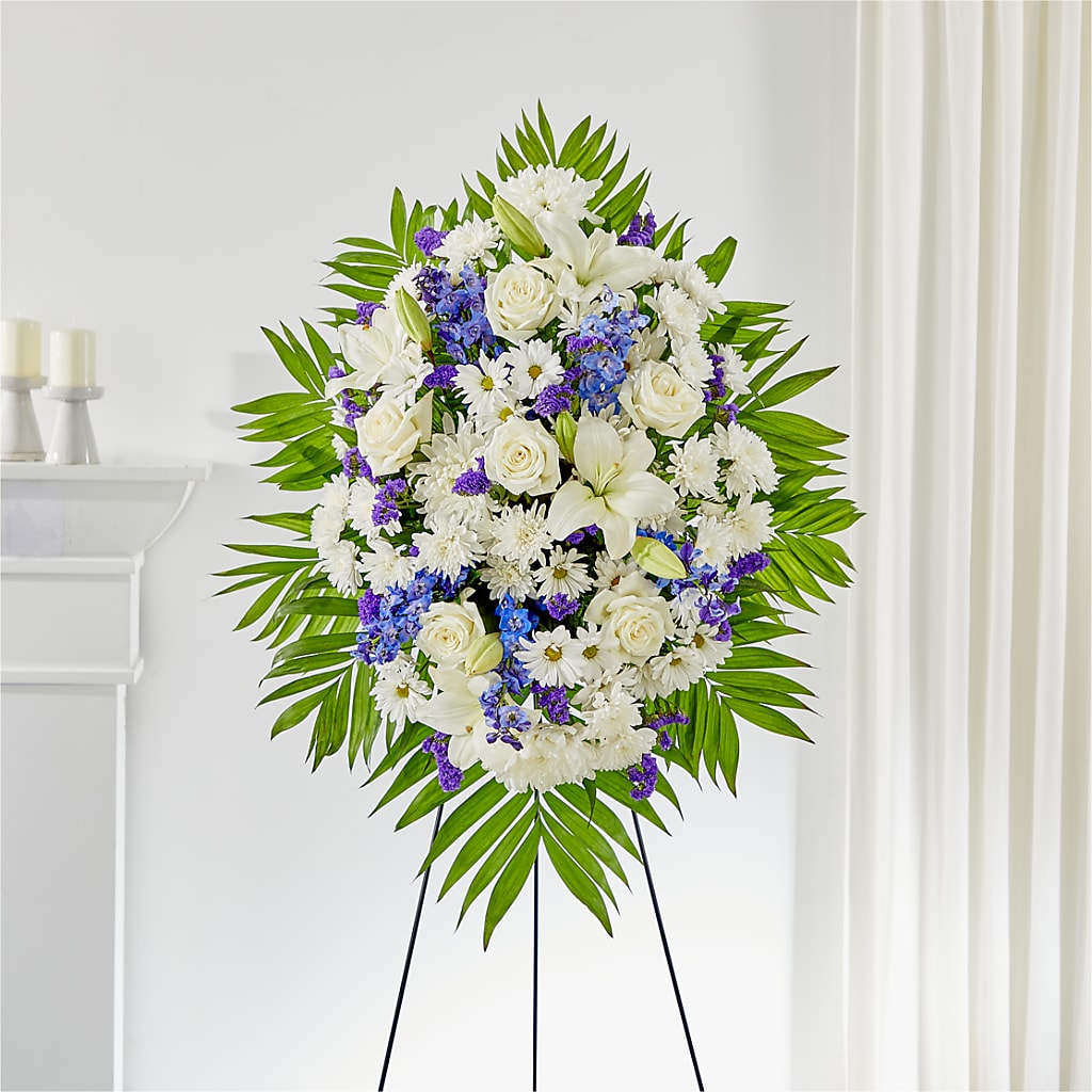 At Rest Standing Spray – Charming Petals, Dracut MA