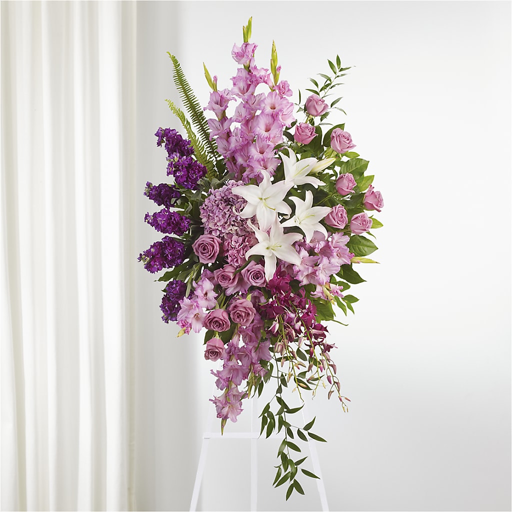 Never Alone Standing Spray – Charming Petals, Dracut MA