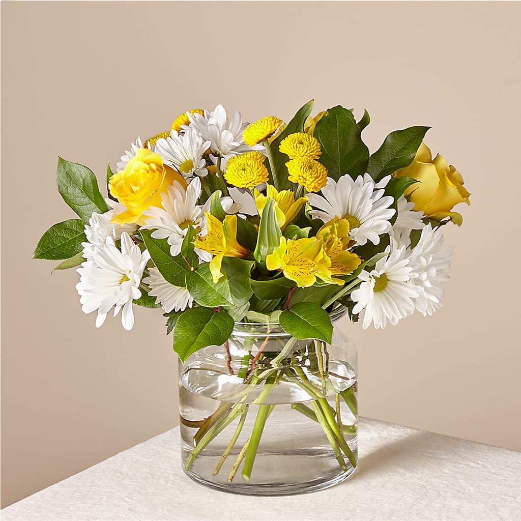 Sunny Sentiments Bouquet – Charming Petals, Dracut MA