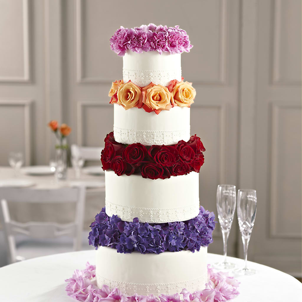 Infinite Love Cake Décor – Charming Petals, Dracut MA