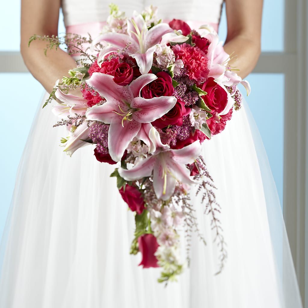 Lily & Rose Bouquet – Charming Petals, Dracut MA