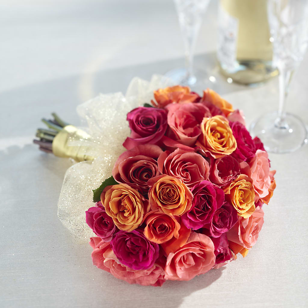 Sweet Roses Bouquet – Charming Petals, Dracut MA