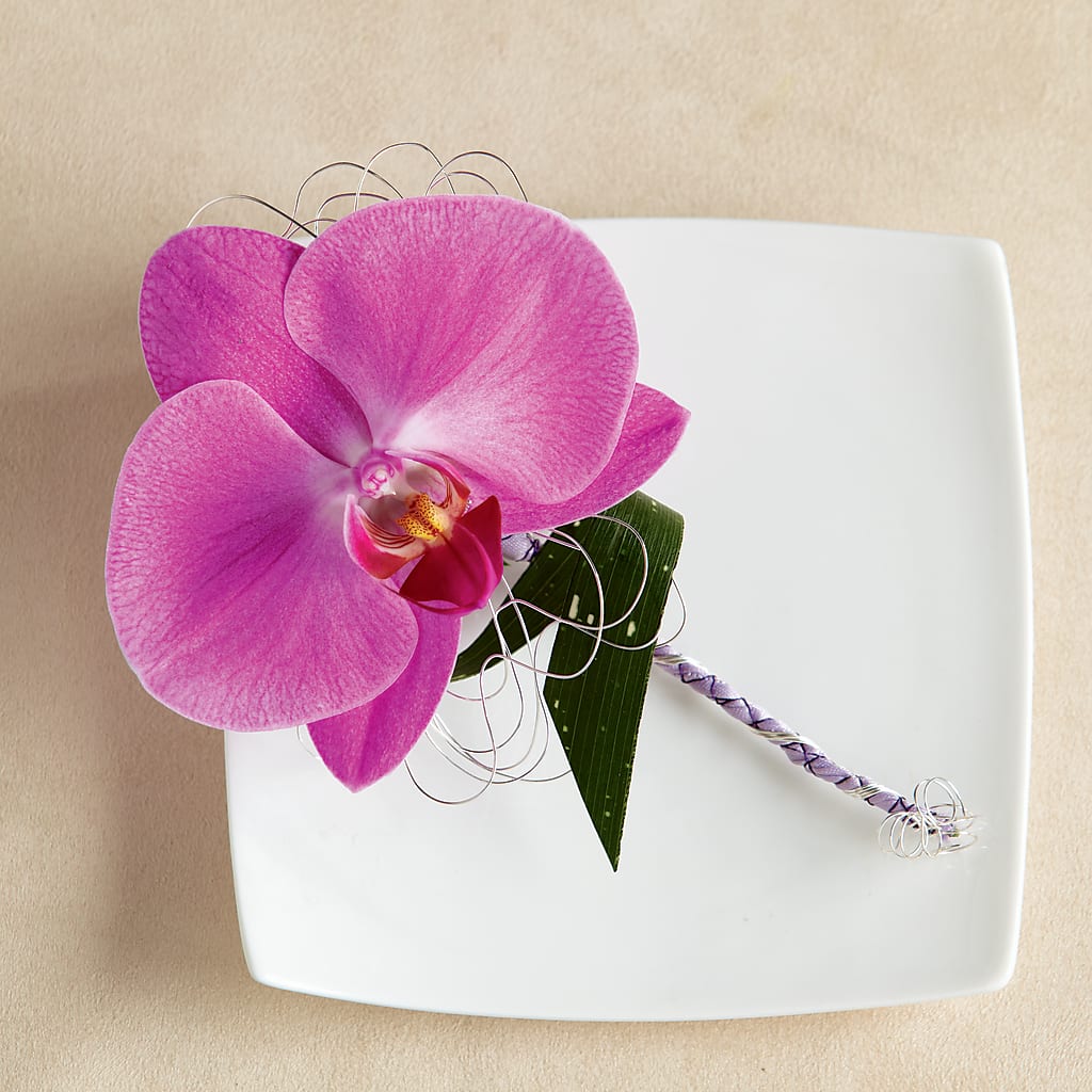 Glorious Boutonniere – Charming Petals, Dracut MA
