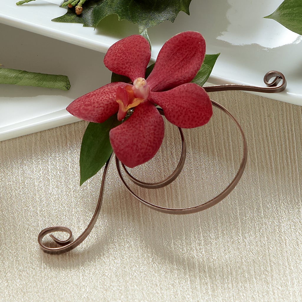 Red Mokara Boutonniere – Charming Petals, Dracut MA