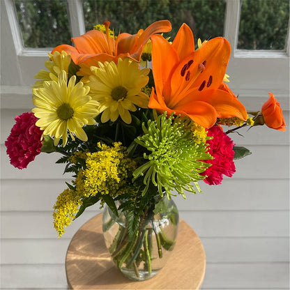 Bold & Bright – A Florist Original –  Charming Petals, Dracut MA