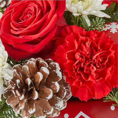 Christmas Village Ornament –  Charming Petals, Dracut MA