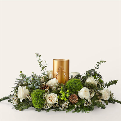 Chestnuts Roasting Centerpiece –  Charming Petals, Dracut MA