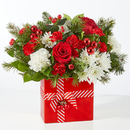 Presents Under the Tree Bouquet –  Charming Petals, Dracut MA