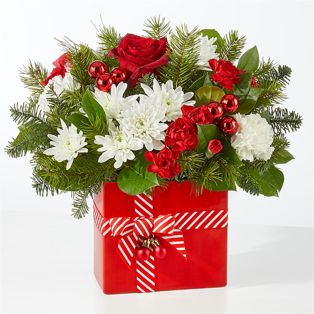 Presents Under the Tree Bouquet –  Charming Petals, Dracut MA