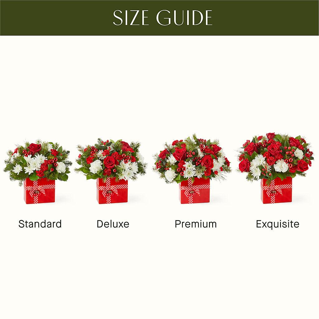 Presents Under the Tree Bouquet –  Charming Petals, Dracut MA