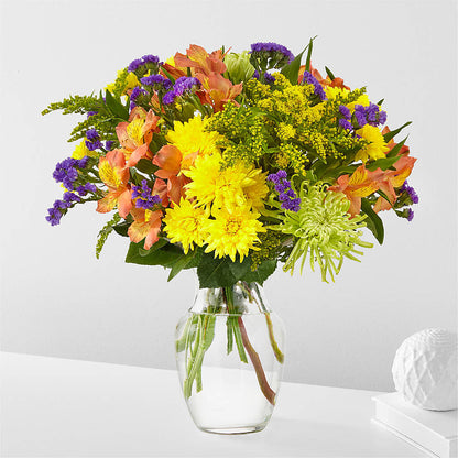 Marmalade Skies Bouquet –  Charming Petals, Dracut MA