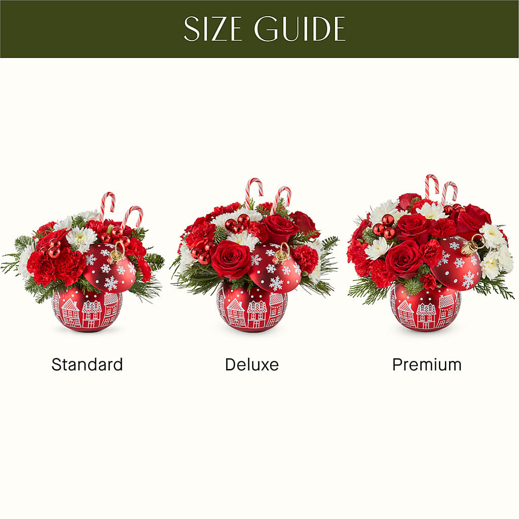 Cheer in the Air Ornament –  Charming Petals, Dracut MA