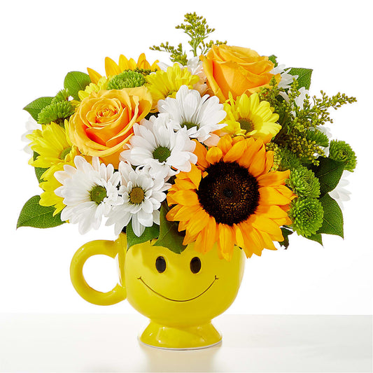 Be Happy Bouquet – CHARMING PETALS, Dracut MA