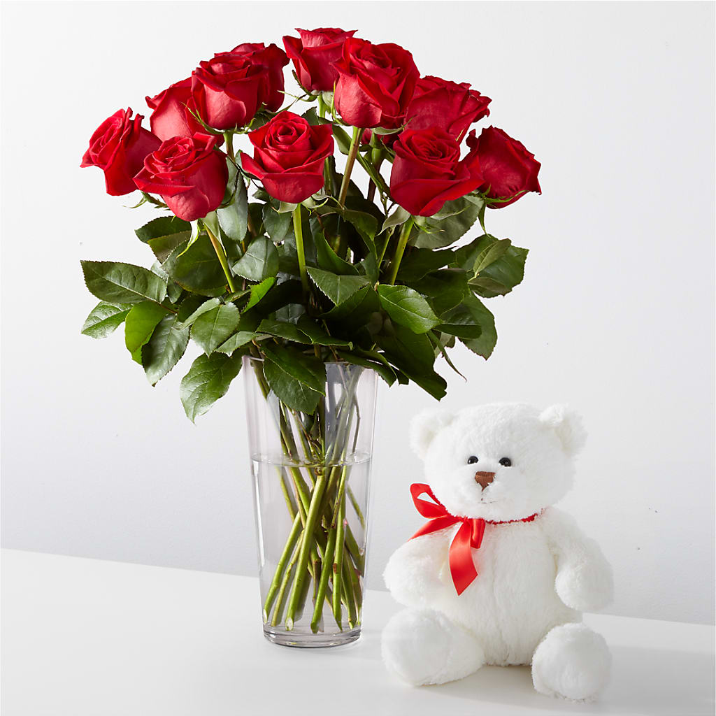 Romantic Long Stem Red Rose Bouquet Bundles –  Charming Petals, Dracut MA
