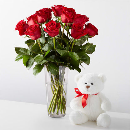 Romantic Long Stem Red Rose Bouquet Bundles –  Charming Petals, Dracut MA