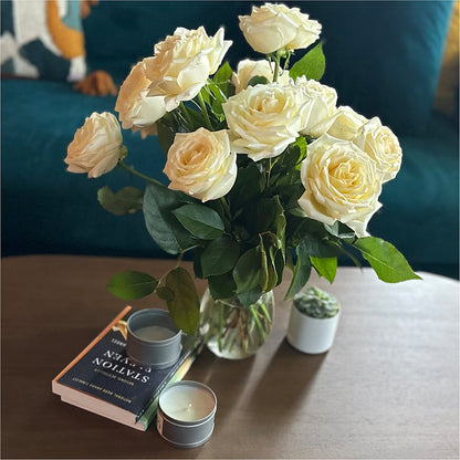 Long Stem Yellow Rose Bouquet –  Charming Petals, Dracut MA