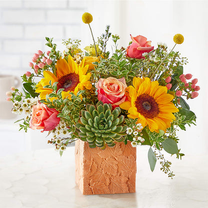 Sunflower Season Bouquet –  Charming Petals, Dracut MA