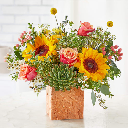 Sunflower Season Bouquet –  Charming Petals, Dracut MA