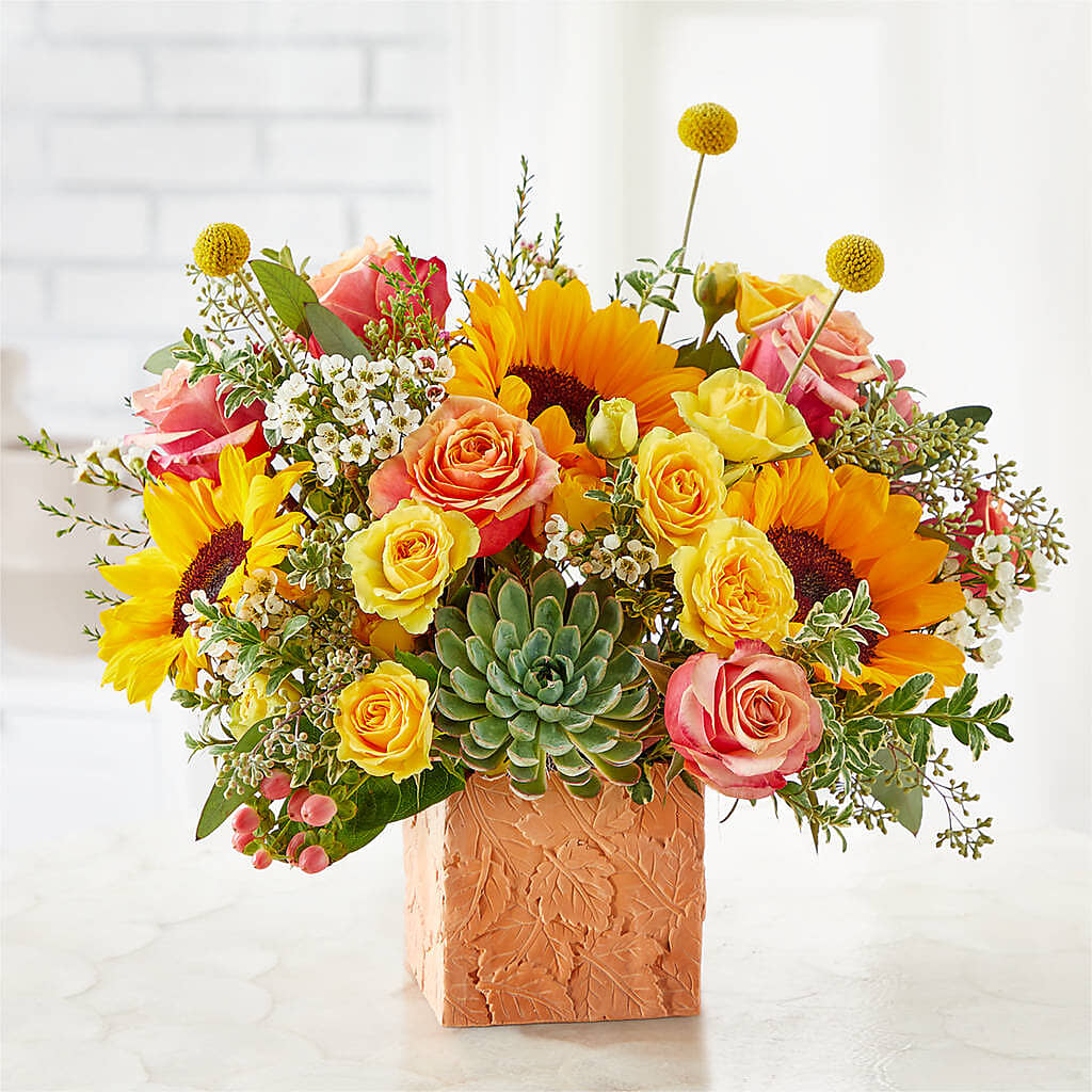 Sunflower Season Bouquet –  Charming Petals, Dracut MA