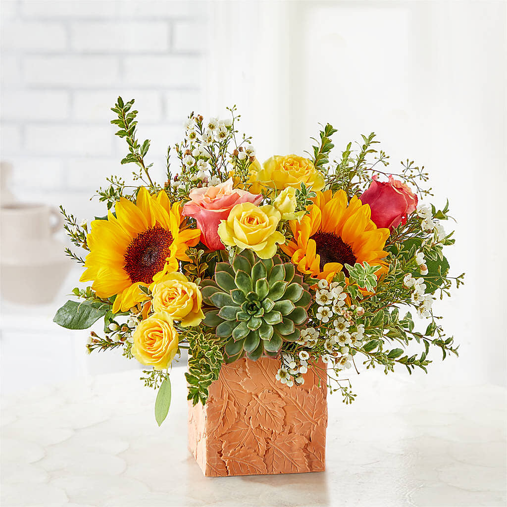 Sunflower Season Bouquet –  Charming Petals, Dracut MA
