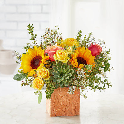 Sunflower Season Bouquet –  Charming Petals, Dracut MA