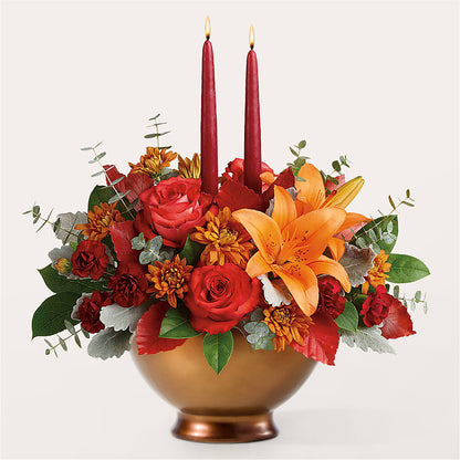 Fruits of Fall Centerpiece –  Charming Petals, Dracut MA