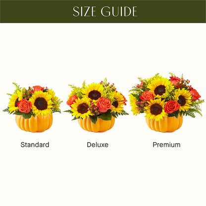 Pick of the Patch Pumpkin Bouquet –  Charming Petals, Dracut MA