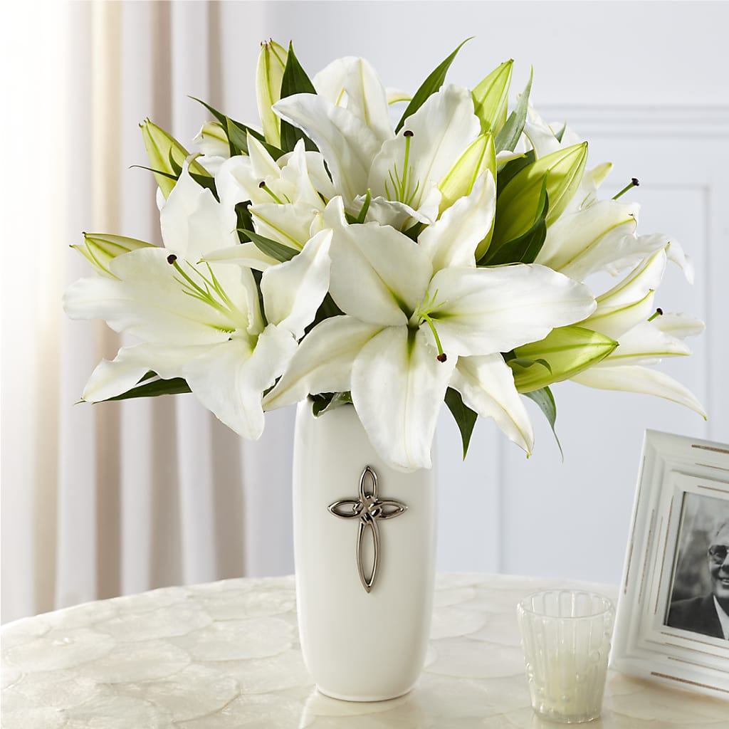 Faithful Blessings Bouquet –  Charming Petals, Dracut MA
